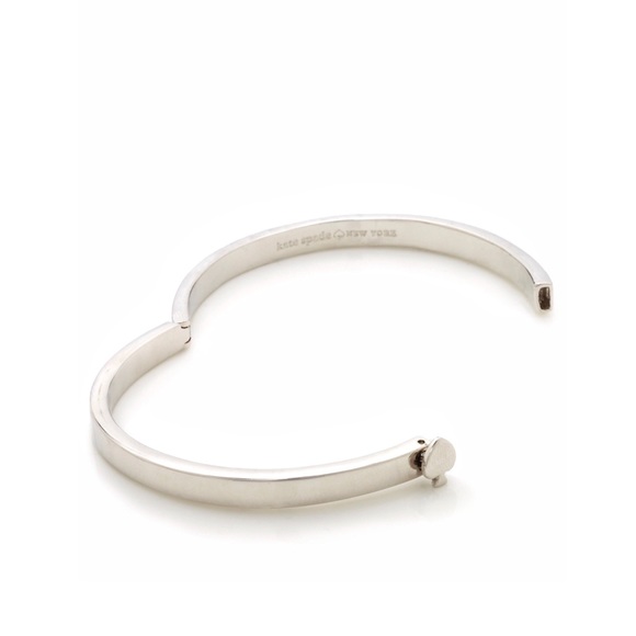 KATE SPADE • Silver Bangle Stacking Bracelet - Picture 5 of 8